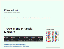 Tablet Screenshot of fx-consultant.ru